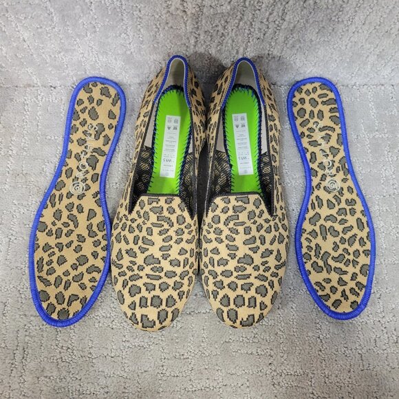 Rothy's The Loafer Womens Size US 9.5 Round Toe Spotted Leopard Slip On Shoes - Picture 11 of 12